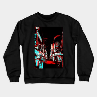 Red and Blue Nights Crewneck Sweatshirt